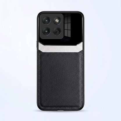 Motorola Edge 70 Fusion 5G Premium Leather Lens Protective Case