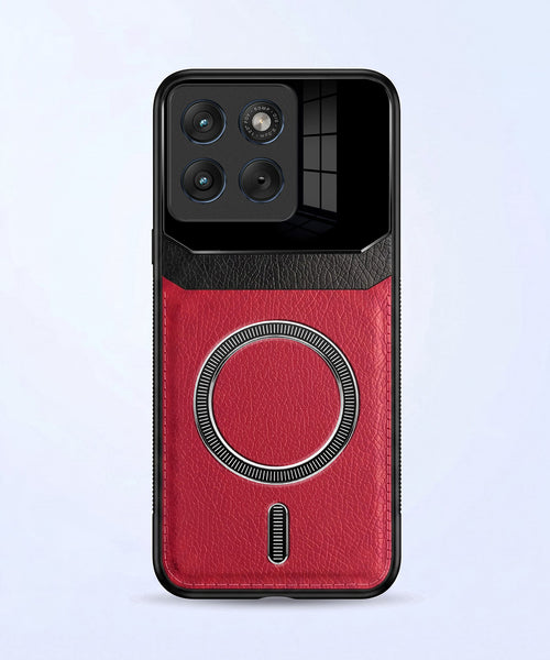 Motorola Edge 70 Fusion 5G Premium Magsafe Magnetic Leather Lens Protective Case