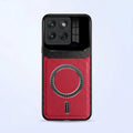 Motorola Edge 70 5G Premium Magsafe Magnetic Leather Lens Protective Case