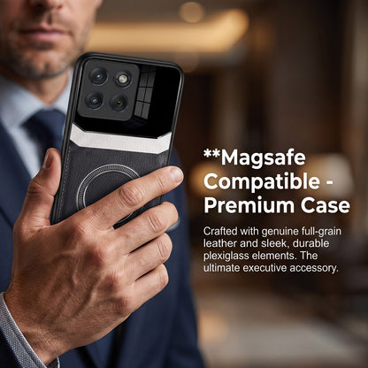 Motorola Edge 70 Fusion 5G Premium Magsafe Magnetic Leather Lens Protective Case