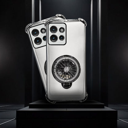 Motorola Edge 50 Neo 5G Premium Stress Buster Wheel Rotating Shockproof Airbags Case