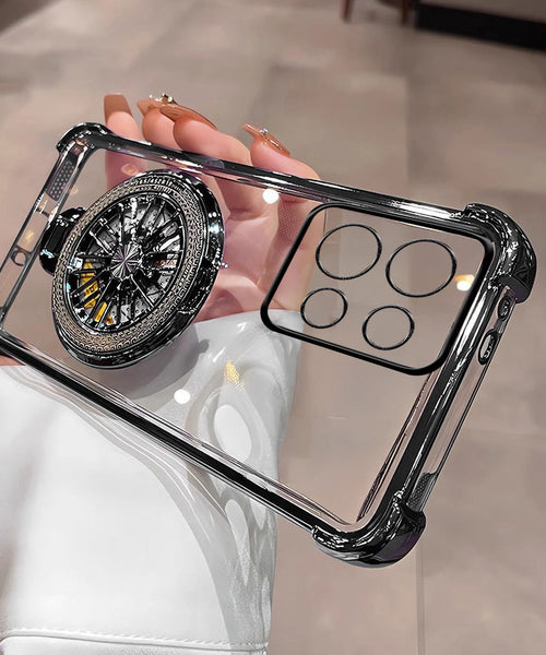 Motorola Edge 50 Neo 5G Premium Stress Buster Wheel Rotating Shockproof Airbags Case
