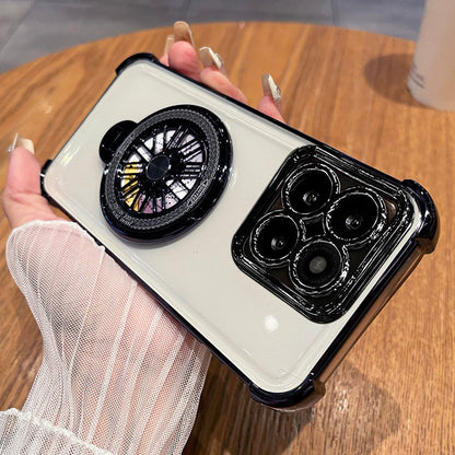 Motorola Edge 70 5G Premium Stress Buster Wheel Rotating Shockproof Airbags Case