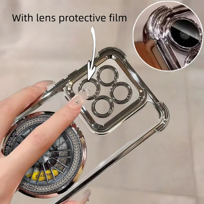 Motorola Edge 70 5G Premium Stress Buster Wheel Rotating Shockproof Airbags Case