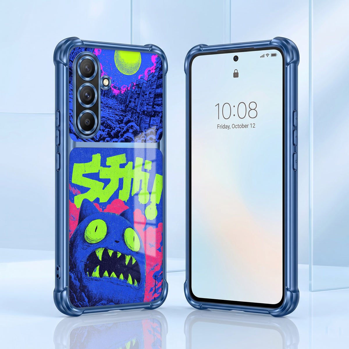 Samsung Galaxy A36 5G Neon Monster Dual-Tone Transparent Airbags Case