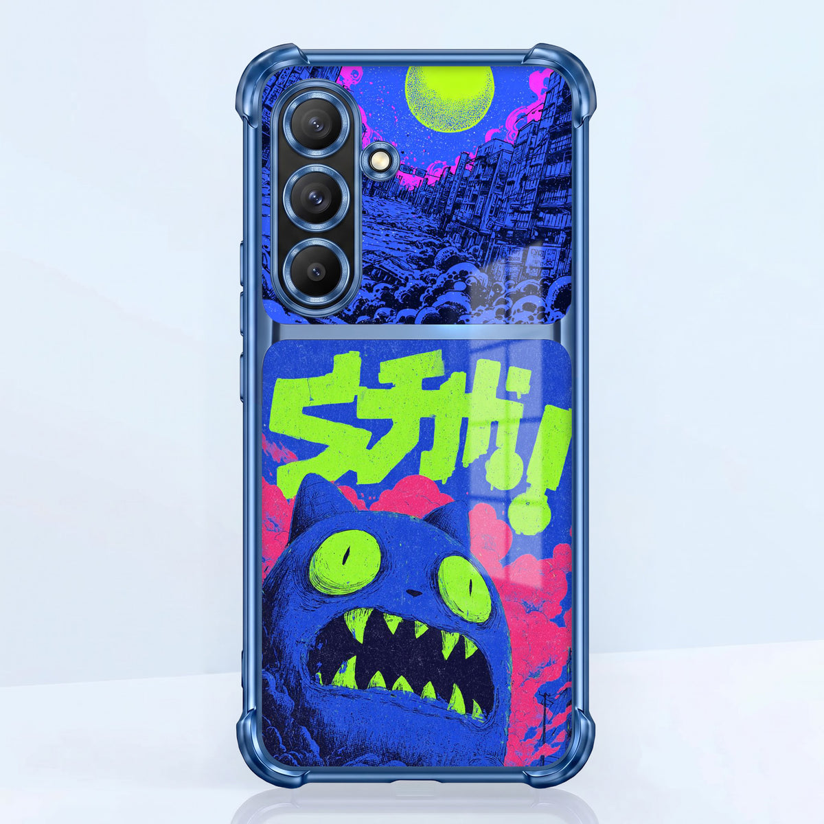 Samsung Galaxy A36 5G Neon Monster Dual-Tone Transparent Airbags Case