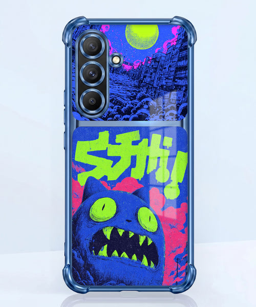 Samsung Galaxy A36 5G Neon Monster Dual-Tone Transparent Airbags Case