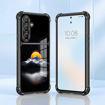 Samsung Galaxy A56 5G Golden Sunset Dual-Tone Transparent Airbags Case