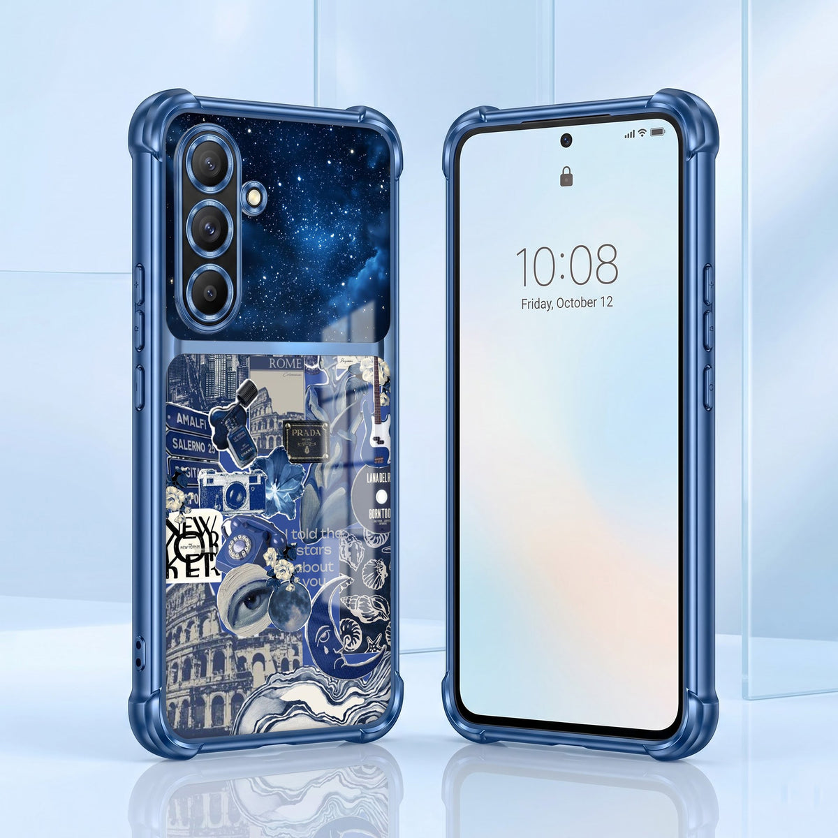 Samsung Galaxy A36 5G Cosmic Vintage Dual-Tone Transparent Airbags Case