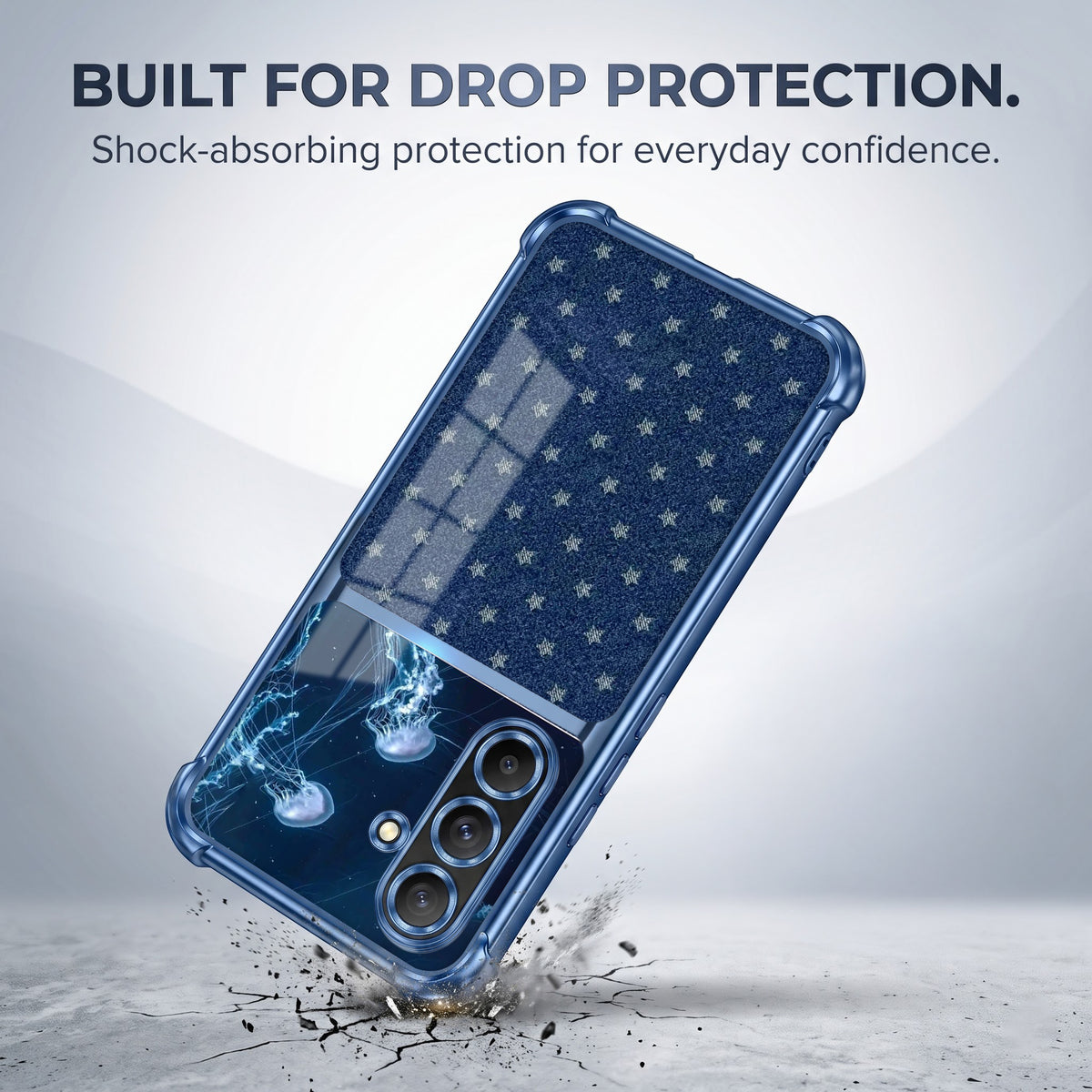 Samsung Galaxy A36 5G Galaxy Stars Dual-Tone Transparent Airbags Case