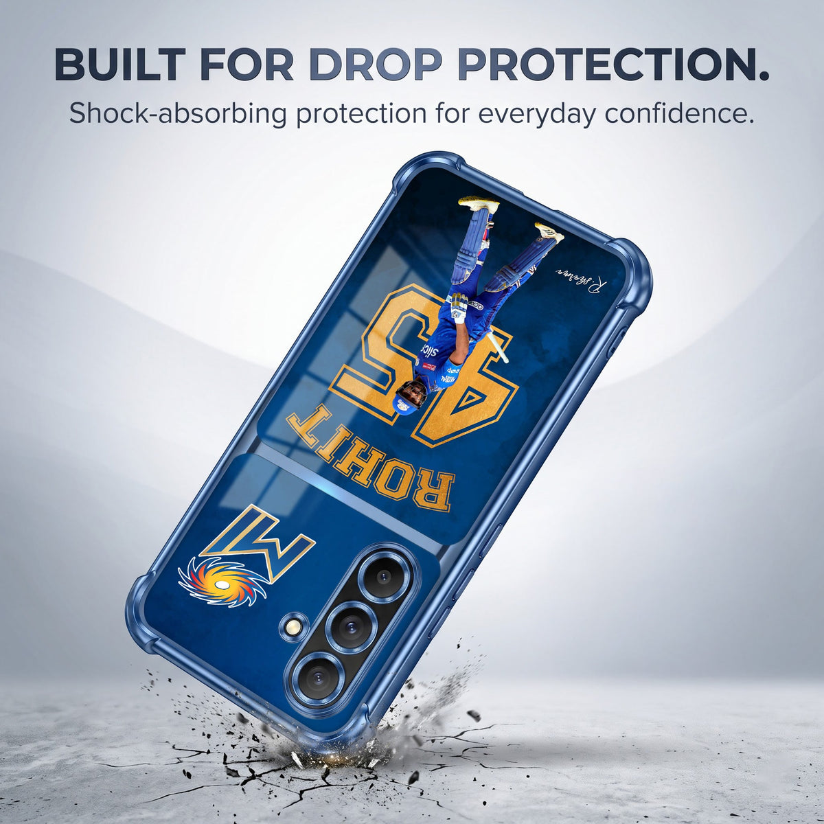 Samsung Galaxy A56 5G Hitman Rohit Dual-Tone Transparent Airbags Case