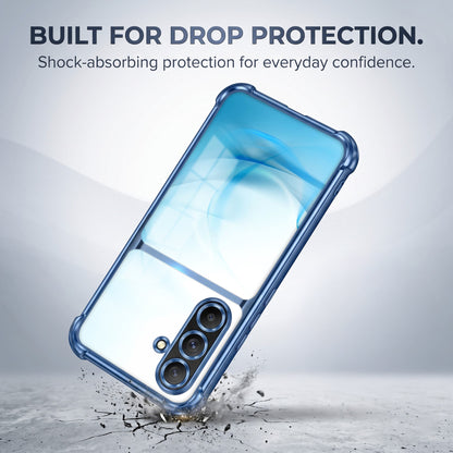 Samsung Galaxy A36 5G Crystal Blue Dual-Tone Transparent Airbags Case