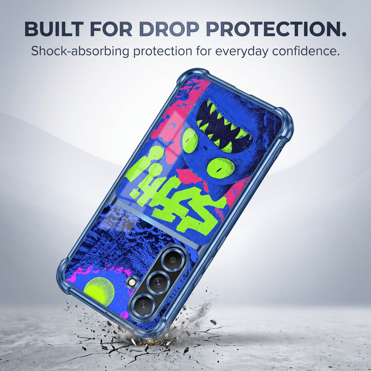 Samsung Galaxy A36 5G Neon Monster Dual-Tone Transparent Airbags Case