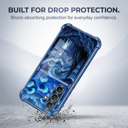 Samsung Galaxy A56 5G Midnight Ocean Dual-Tone Transparent Airbags Case