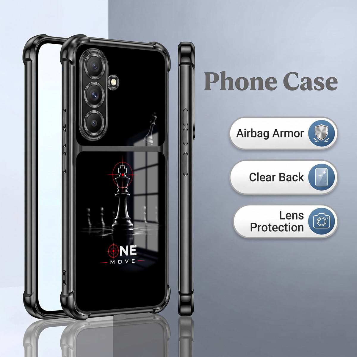 Samsung Galaxy A36 5G One Move Dual-Tone Transparent Airbags Case