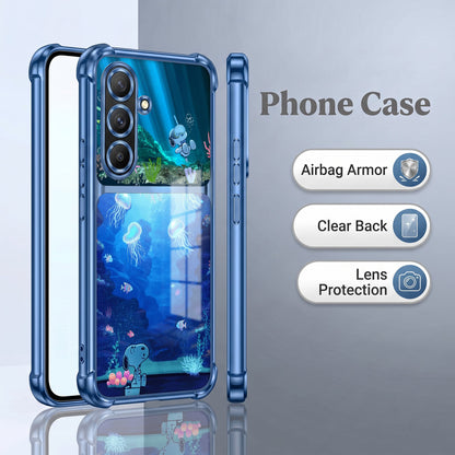 Samsung Galaxy A36 5G Mystic Jellyfish Dual-Tone Transparent Airbags Case