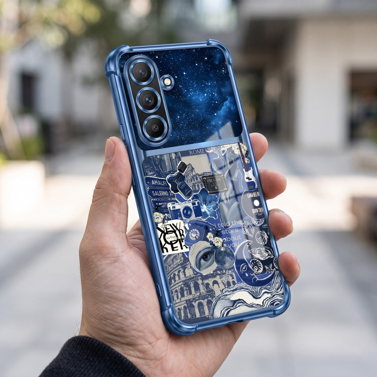 Samsung Galaxy A36 5G Cosmic Vintage Dual-Tone Transparent Airbags Case