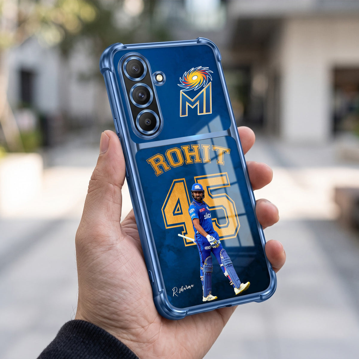 Samsung Galaxy A36 5G Hitman Rohit Dual-Tone Transparent Airbags Case