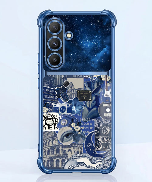 Samsung Galaxy A56 5G Cosmic Vintage Dual-Tone Transparent Airbags Case