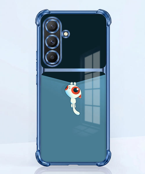 Samsung Galaxy A36 5G Cute Cyclops Monster Dual-Tone Transparent Airbags Case