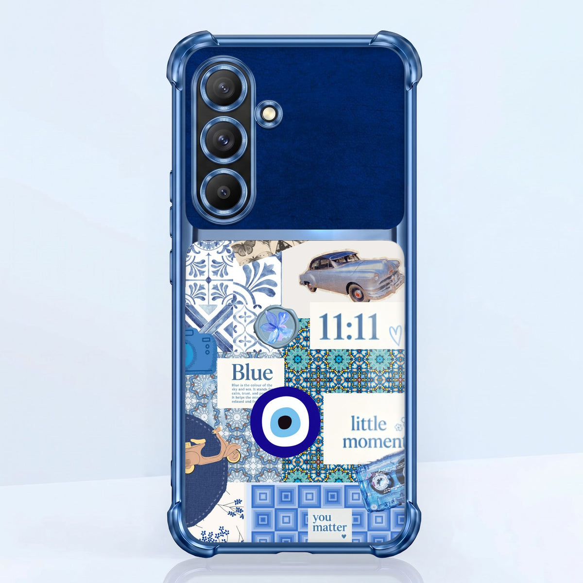 Samsung Galaxy A56 5G 11:11 Lucky Vibes Dual-Tone Transparent Airbags Case