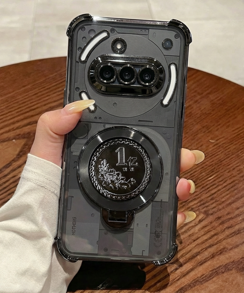 Nothing Phone 3a 5G Premium Billion Wheel Rotating Shockproof Airbags Case