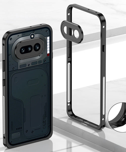 Nothing Phone 4a 5G Aluminium Metal Frame Case With Metal Camera Lens Protection