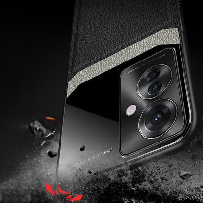 Oppo F25 Pro 5G Premium Leather Lens Protective Case