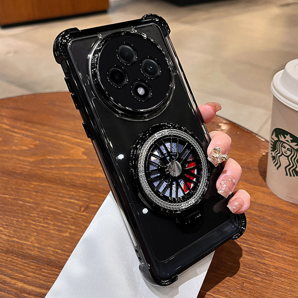 Oppo Reno12 F 5G Premium Stress Buster Wheel Rotating Shockproof Airbags Case