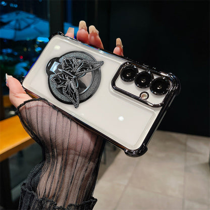 Samsung Galaxy A36 5G Premium Butterfly Stand Airbags Case