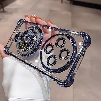 Oppo F27 Pro+ 5G Premium Stress Buster Wheel Rotating Shockproof Airbags Case