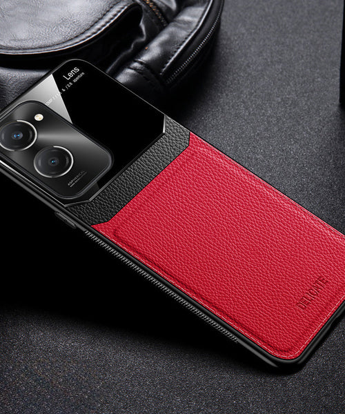 Vivo Y28s 5G Premium Leather Lens Protective Case