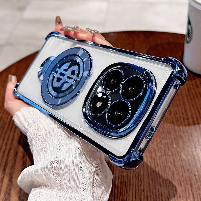 Oppo F29 Pro 5G Four Corner Airbags 100% Original Astro Money Magnet Rotating Dollar Case