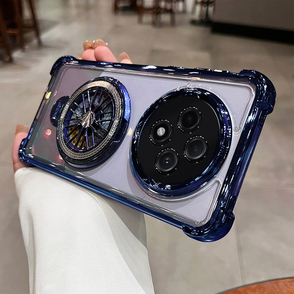 Oppo Reno12 F 5G Premium Stress Buster Wheel Rotating Shockproof Airbags Case