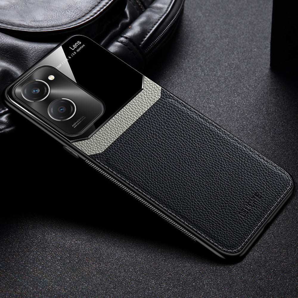Vivo Y28s 5G Premium Leather Lens Protective Case