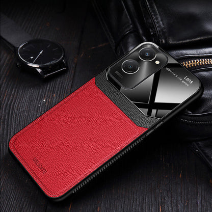 Vivo Y28s 5G Premium Leather Lens Protective Case