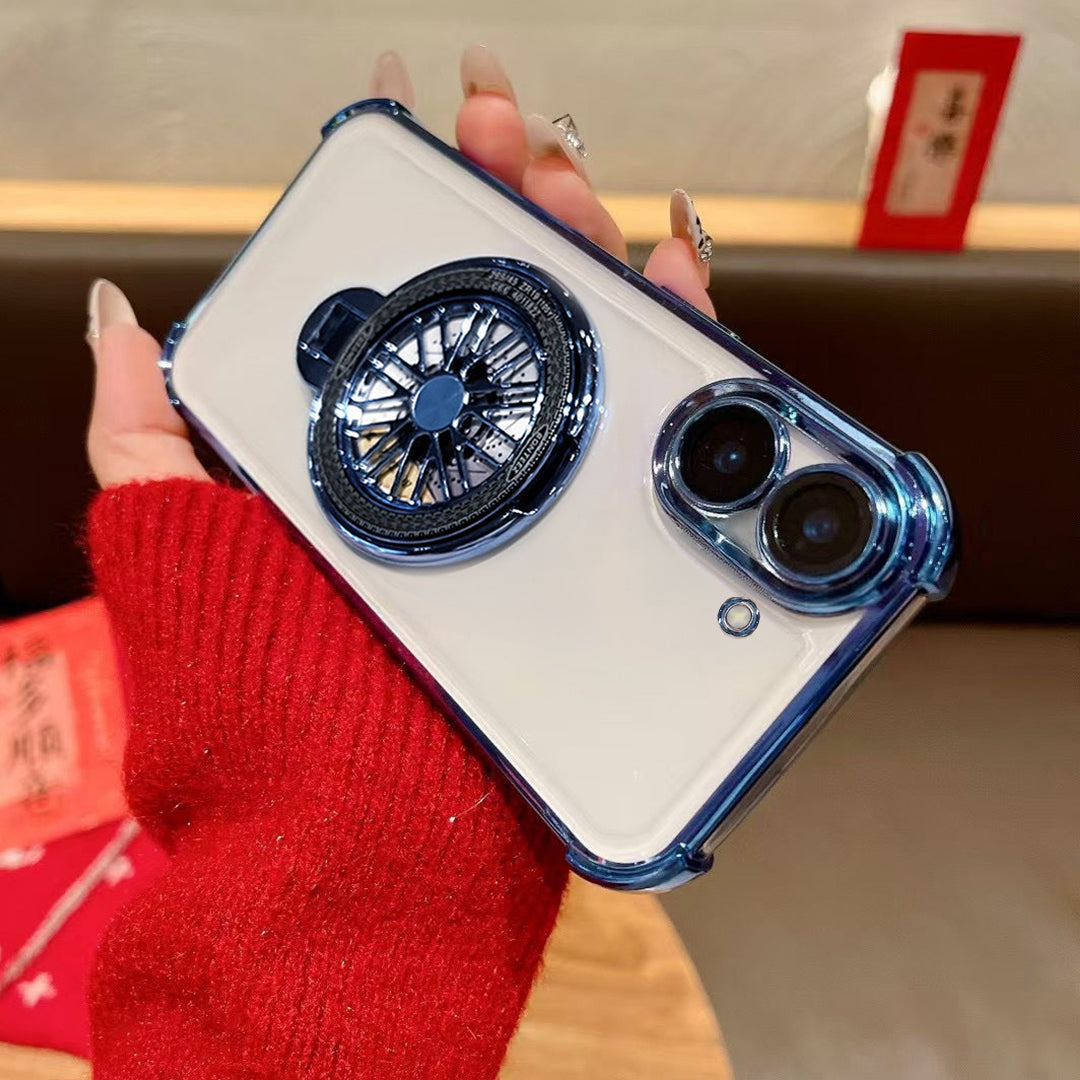 OnePlus Nord CE5 5G Premium Stress Buster Wheel Rotating Shockproof Airbags Case