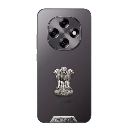 Oppo F31 Pro 5G Compatible Satyamev Jayate 3D Metal Emblem Sticker
