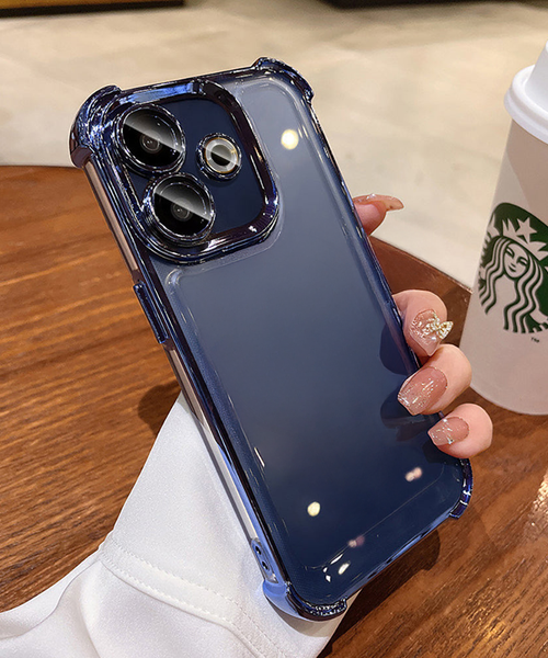 Oppo A5 Pro 5G Transparent Shockproof Case With Airbag Corners