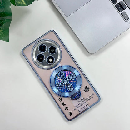Oppo F27 Pro+ 5G Rich Manifestation Reflective Fidget Rotating Back Case