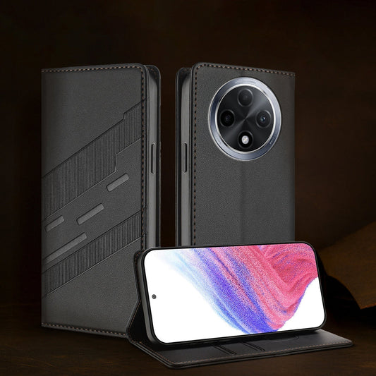 Oppo F27 Pro+ 5G Retro PU Leather Magnetic Wallet Flip Case with Charm Strap