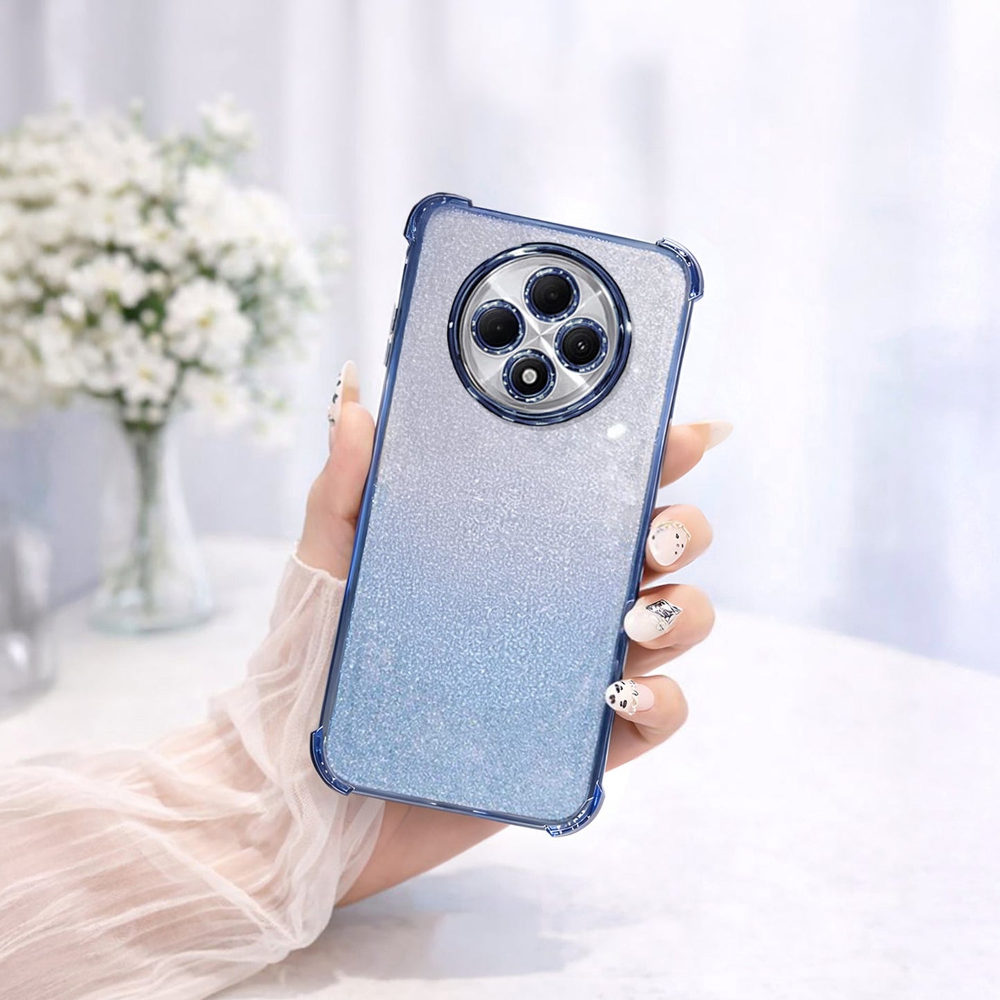 Oppo F27 Pro Plus 5G Luxury Shimmer Shockproof Airbag Case