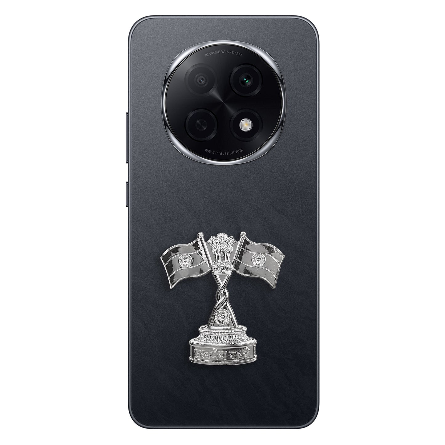 Oppo F29 Pro 5G Compatible 3D Indian Metal Flag Emblem Sticker