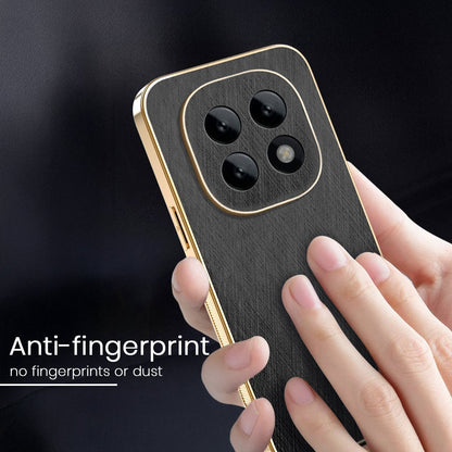 Oppo F29 Pro 5G Premium Electroplated Frame Gold Thread Pattern Soft Case