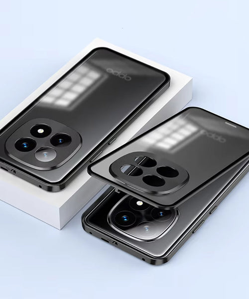 Oppo F29 Pro 5G Aluminium Metal Bumper Shield Transparent Back Case