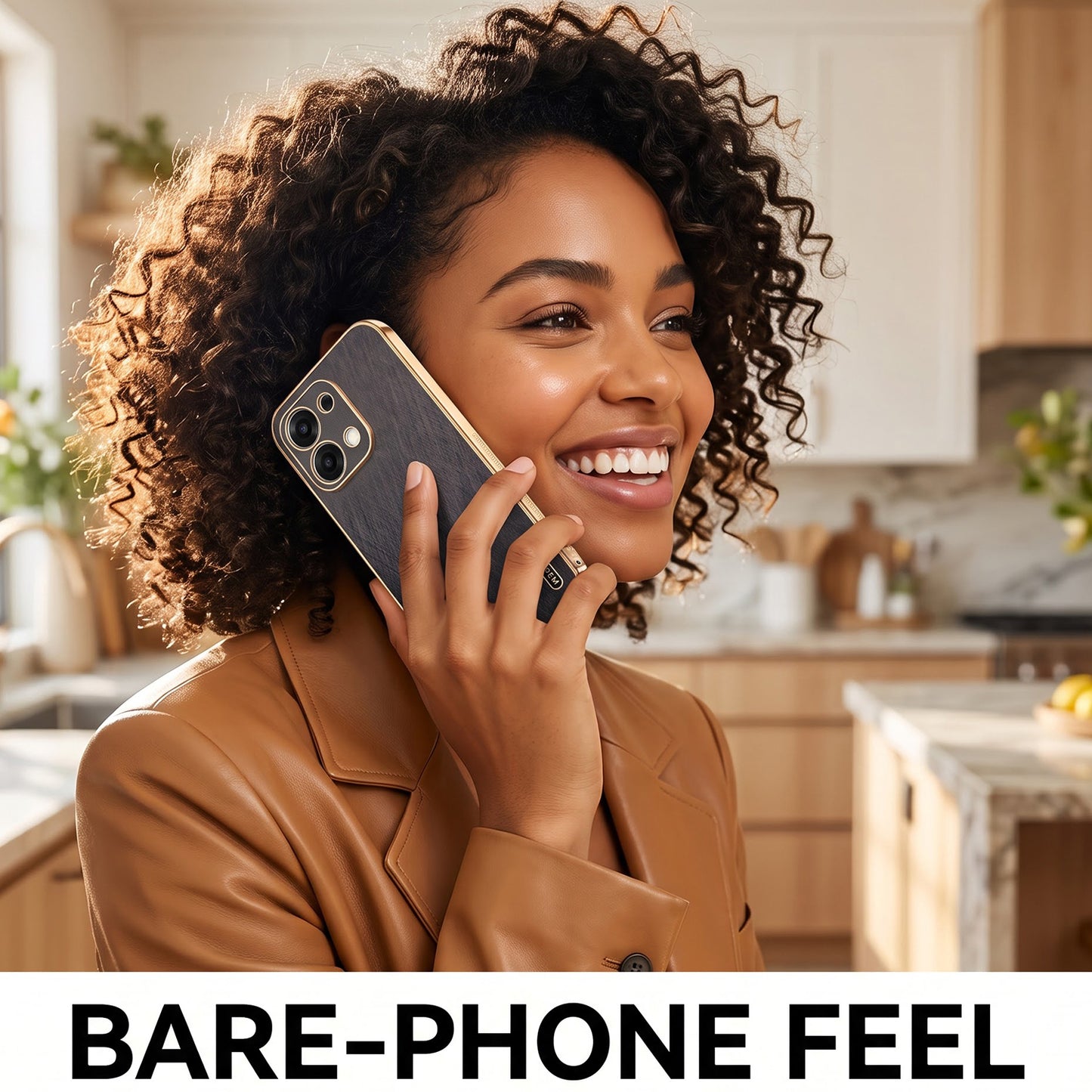 Oppo F31 5G Premium Electroplated Frame Gold Thread Pattern Soft Case