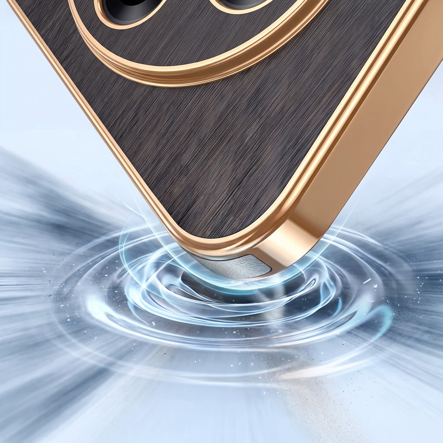 Oppo F31 Pro 5G Premium Electroplated Frame Gold Thread Pattern Soft Case
