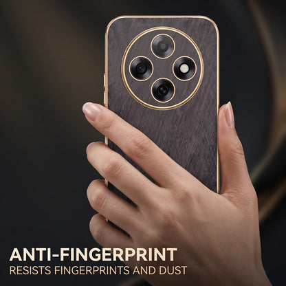 Oppo F31 Pro 5G Premium Electroplated Frame Gold Thread Pattern Soft Case