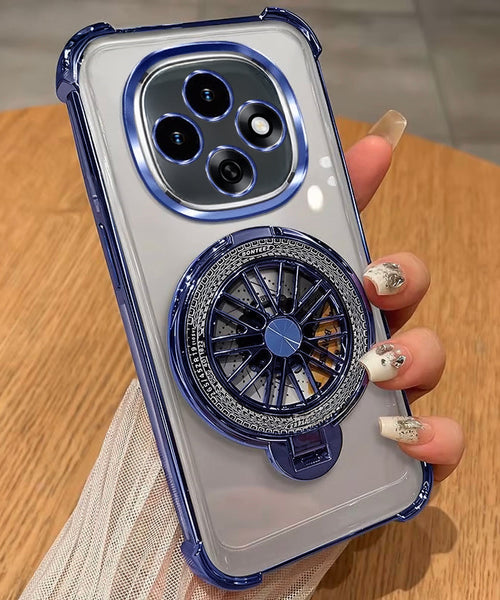 Oppo F31 Pro 5G Premium Stress Buster Wheel Rotating Shockproof Airbags Case