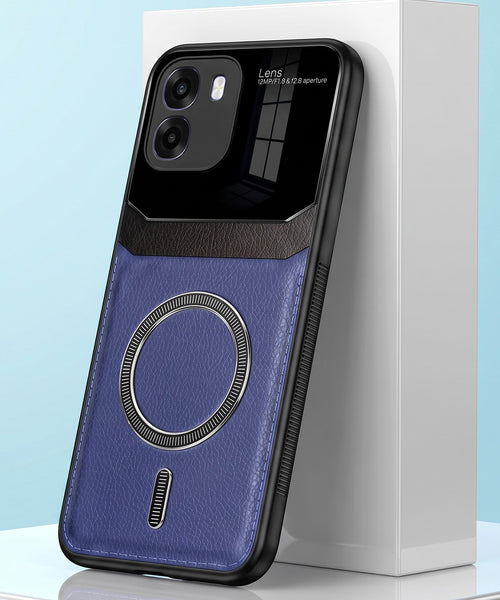Oppo K14 5G Premium Magsafe Magnetic Leather Lens Protective Case